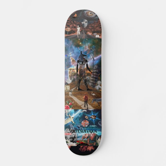 Intergalactic/vortexovvision Skateboard (Front)