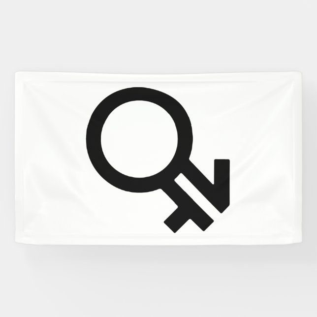Intergender Gender Symbol Banner (Horizontal)