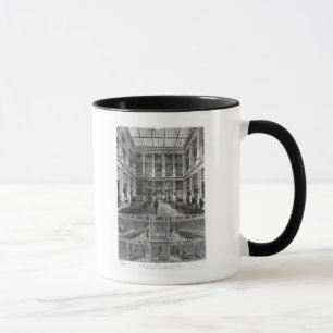 Interior and cross-section mug
