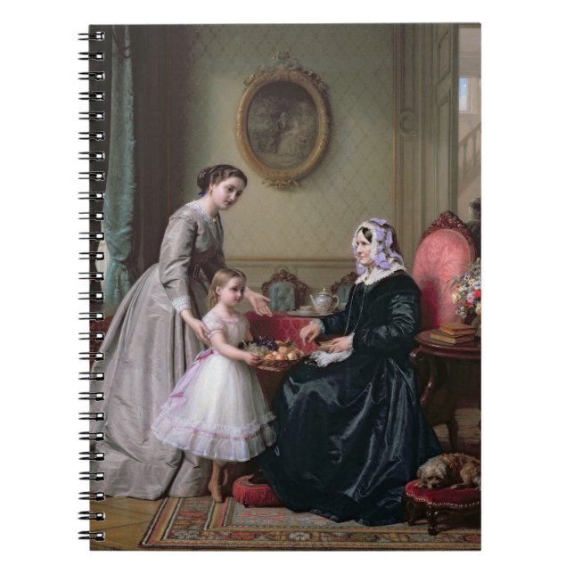 Interior at 'The Chestnuts' Wimbledon, Grandmother Spiral Notebook (Front)