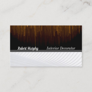 Interior Decorator Abstract Backgrounds Business Card