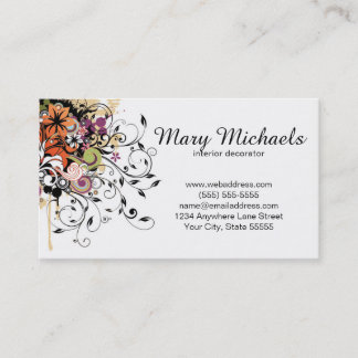 Interior Decorator Business Card Design Template