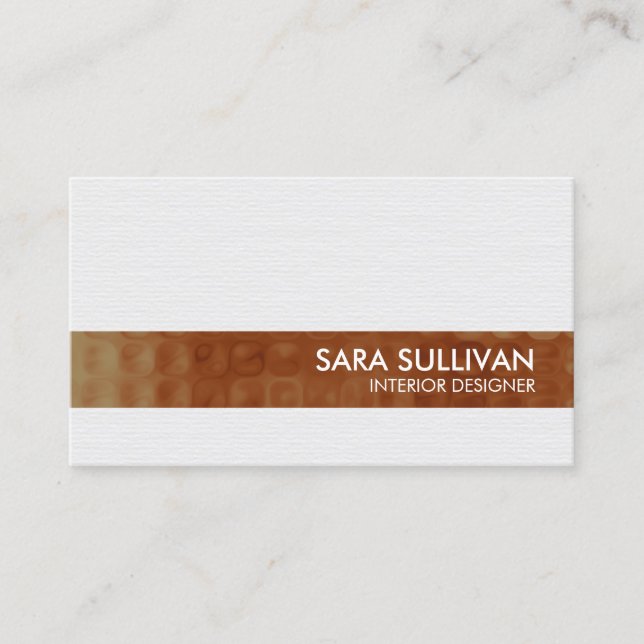 Interior Decorator Home Remodeling Business Card (Front)