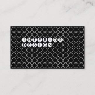 INTERIOR DESIGN BUSINESS CARD