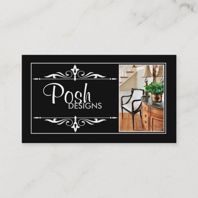 Interior Design business card (Front)