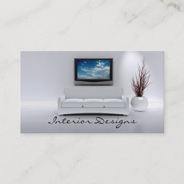 Interior Design Business Card (Front)