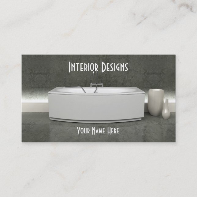 Interior Design Business Card (Front)