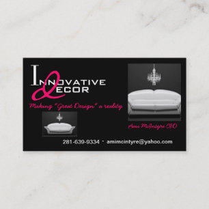 Interior Design Business Card