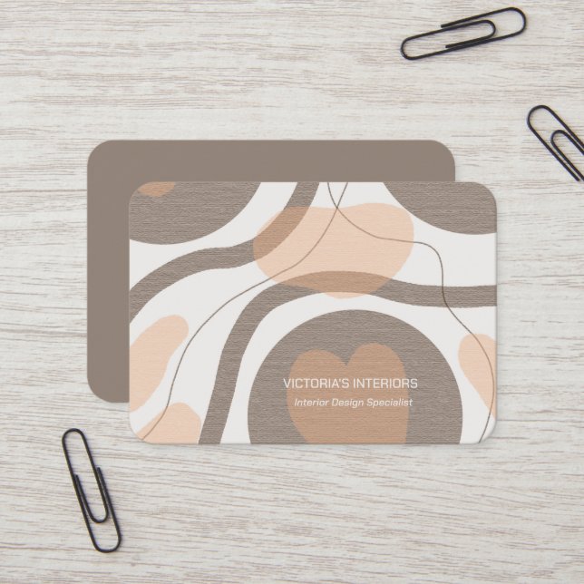 Interior Design Specialist  Business Card (Front/Back In Situ)