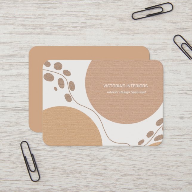 Interior Design Specialist  Business Card (Front/Back In Situ)