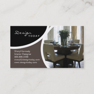Interior Design Staging Modern Business Card