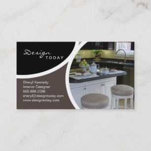 Interior Design Staging Modern Business Card 6