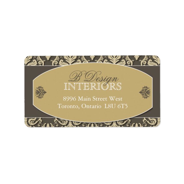 Interior Designer Address Labels (Front)