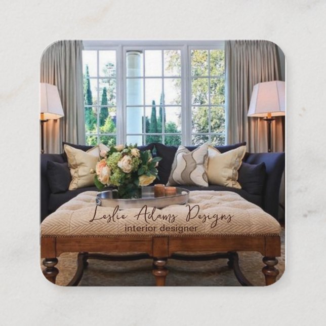 interior designer business card (Front)