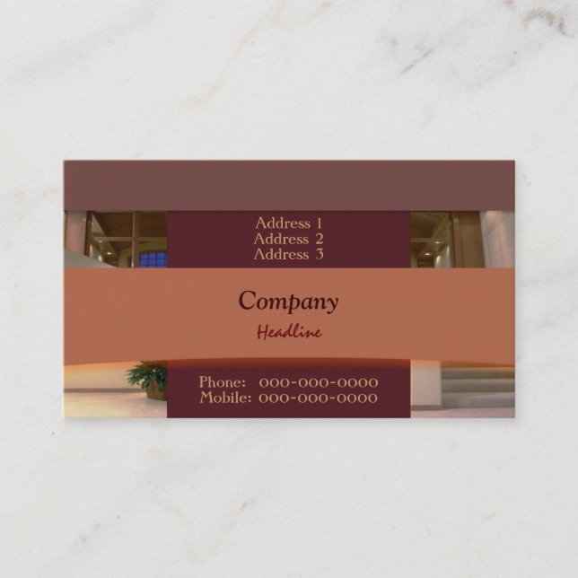 Interior Designer Business Card (Front)