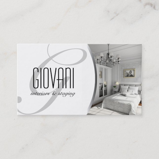 Interior Designer Business Card (Front)