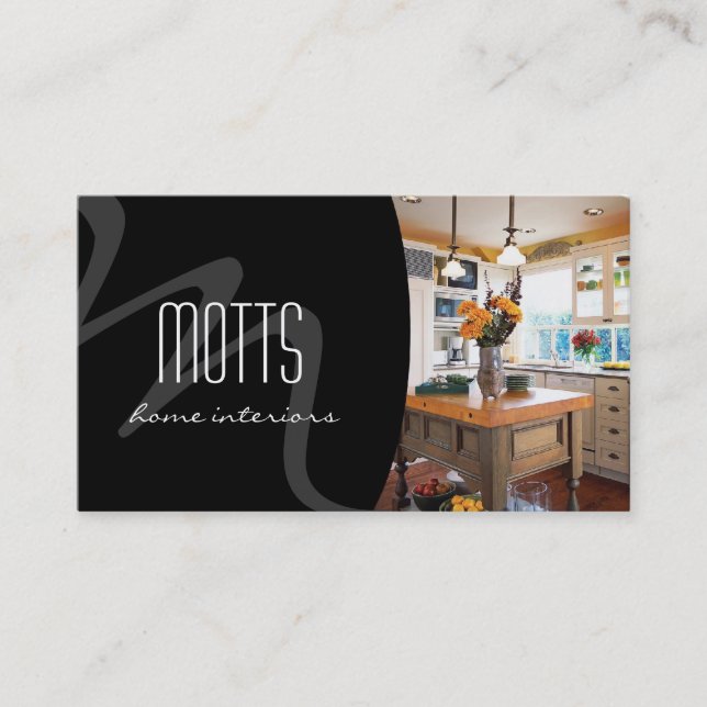 Interior Designer Business Card (Front)