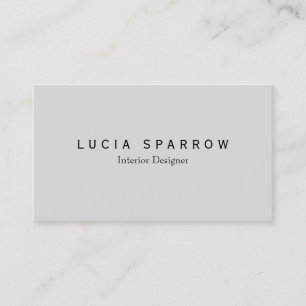 Interior Designer Business Card