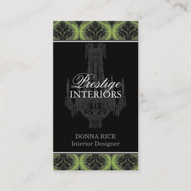 Interior Designer Business Card (Front)