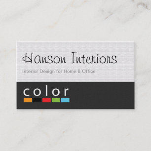 Interior Designer Business Card