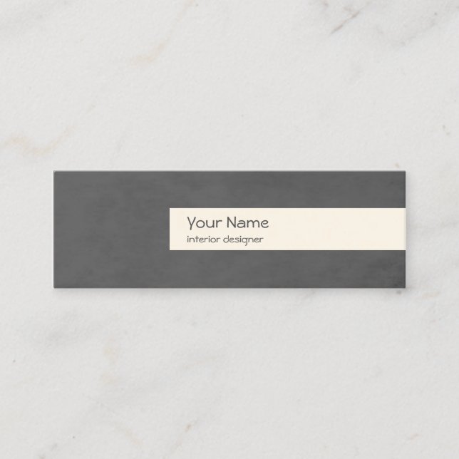 Interior designer Business Card Template (Front)