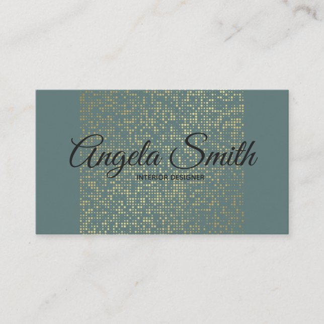 Interior designer decorator Furniture stylist Business Card (Front)