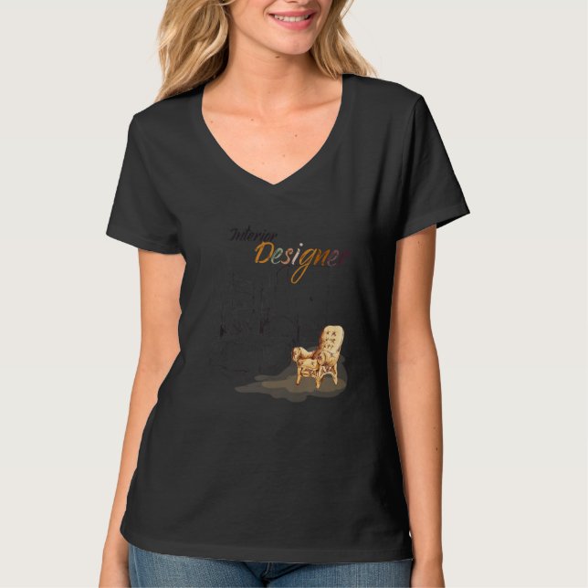 Interior Designer Definition Cool Interior Designe T-Shirt (Front)