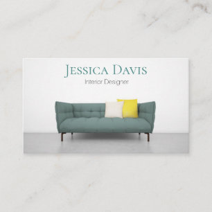 Interior Designer Furniture Business Card