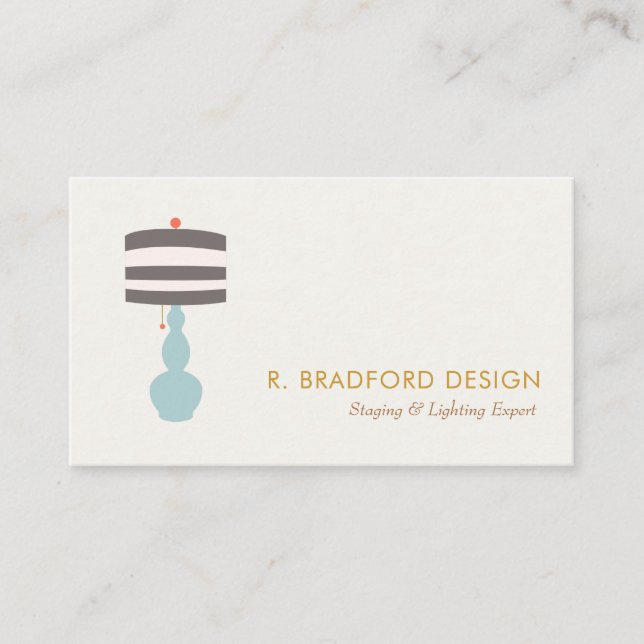 Interior Designer Home Decorating Decor Business Card (Front)