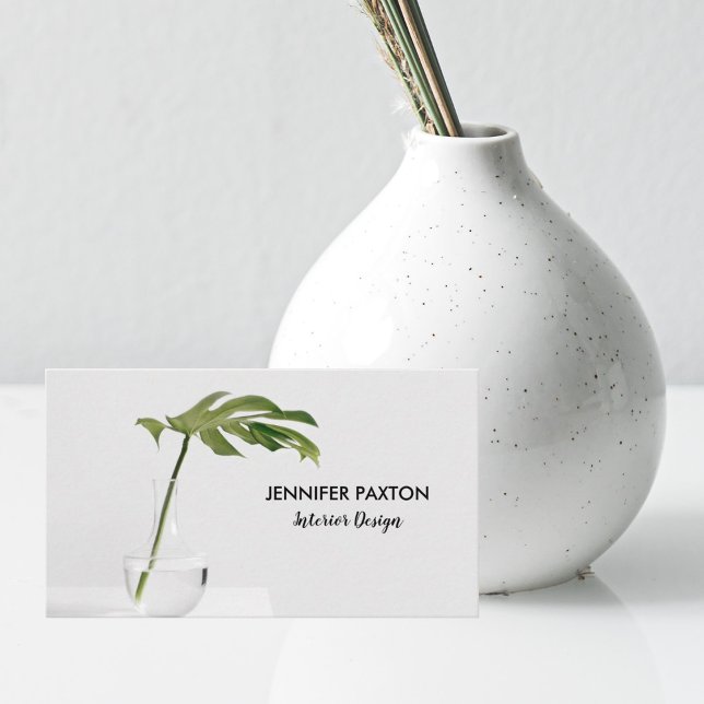 Interior Designer Home Decorator Chic Modern Business Card (Creator Uploaded)
