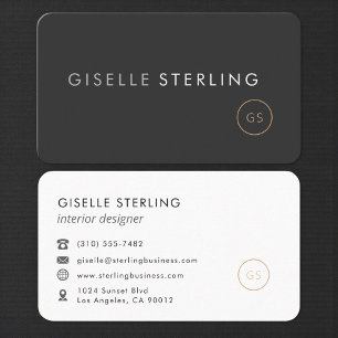 Interior Designer Professional Business Card