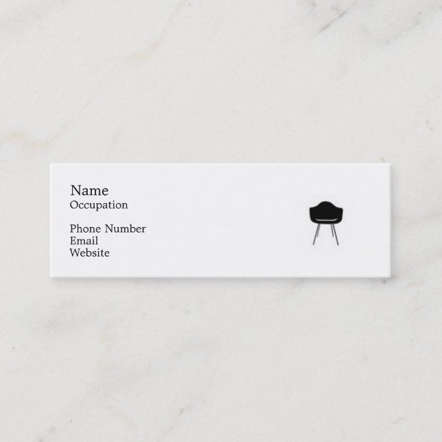 interior designer skinny card (Front)