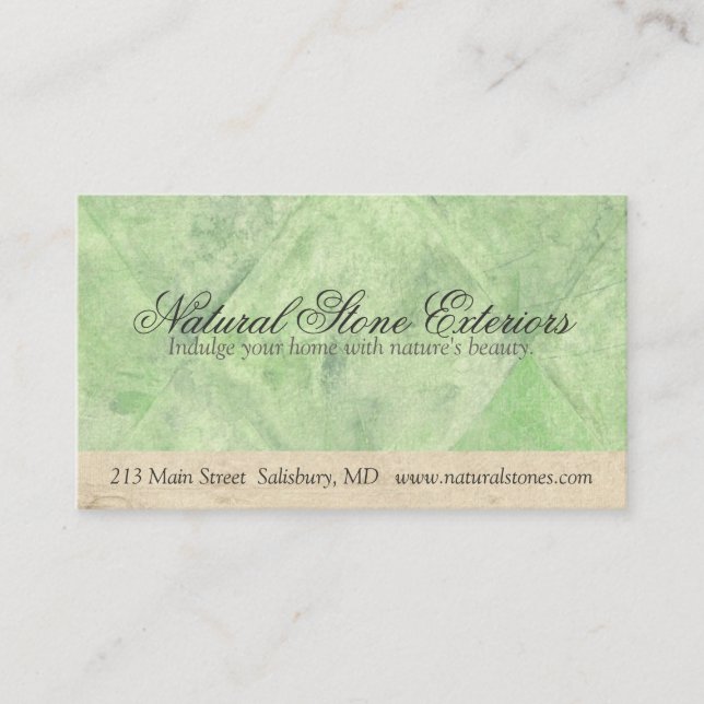 Interior | Exterior Design Business Cards (Front)