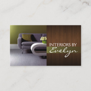 Interior Exterior Designer Business Card