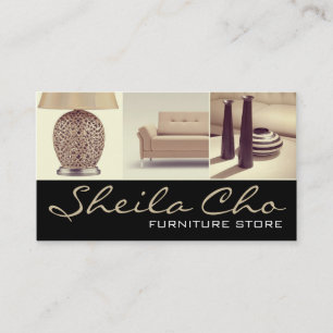 Interior Exterior Designer Furniture Store Business Card