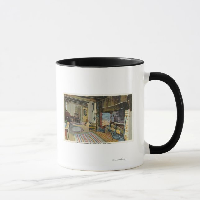 Interior Kitchen View of the John Alden House Mug (Right)