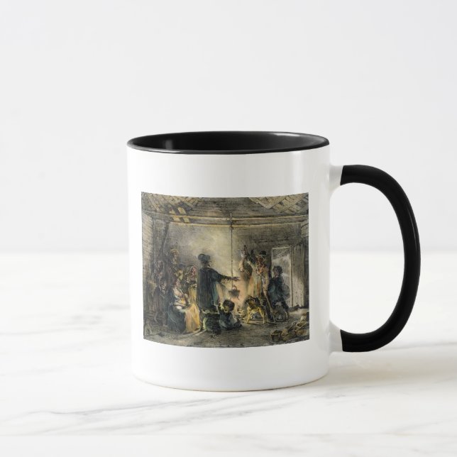 Interior of a Coal-Miner's Hut Mug (Right)