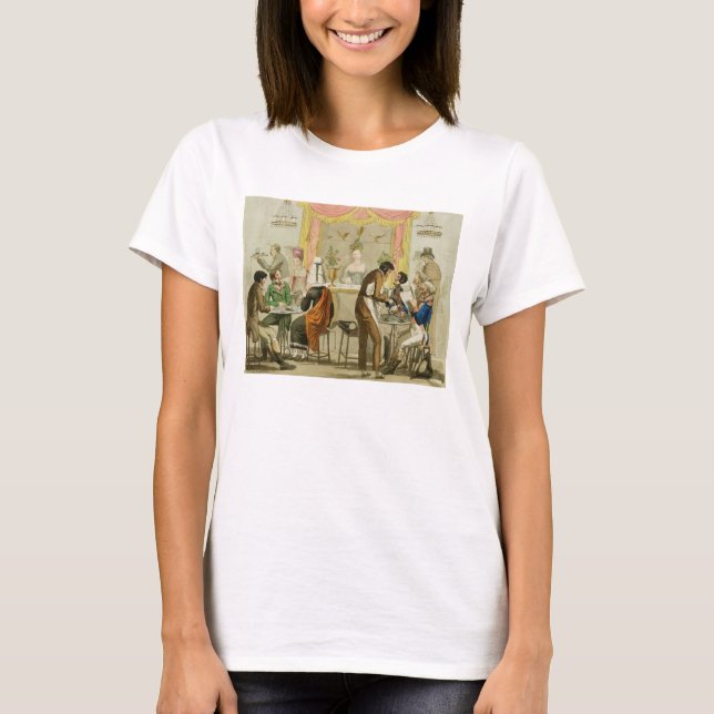 Interior of a Coffee House, pub. for William Pearm T-Shirt (Front)