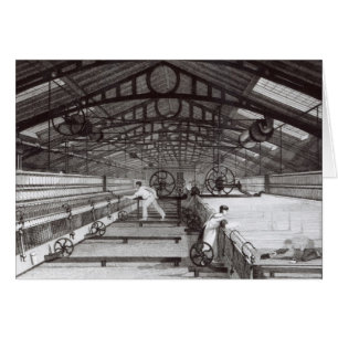 Interior of a Cotton Mill