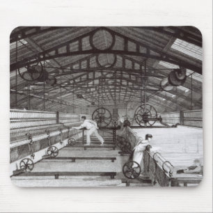 Interior of a Cotton Mill Mouse Pad