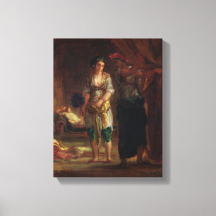 Interior of a Harem in Oran, c.1847 Canvas Print