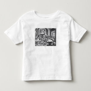 Interior of a hostelry, after a woodcut in a folio toddler T-Shirt