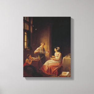 Interior of a House in Macon Canvas Print