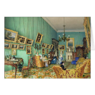 Interior of a living room, 1847