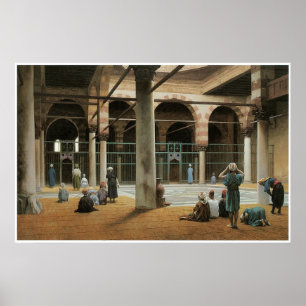 Interior of a Mosque, 1870 Jean-Leon Gerome Poster