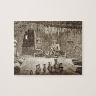 Interior of a Potter's Workshop, from Volume II Ar Jigsaw Puzzle