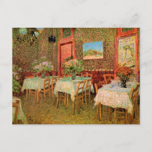 Interior of a Restaurant by Vincent van Gogh Postcard