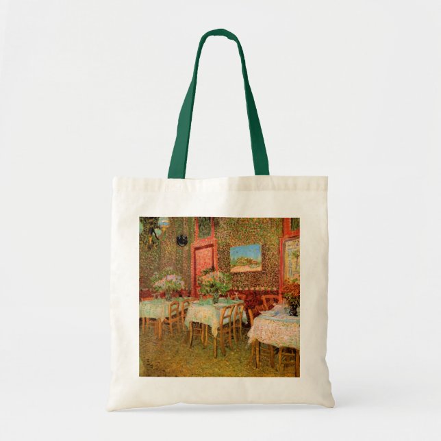 Interior of a Restaurant by Vincent van Gogh Tote Bag (Front)