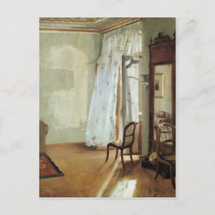 Interior of a Room with Balcony postcard