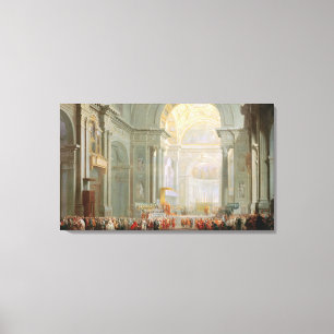 Interior of a St. Peter's, Rome Canvas Print